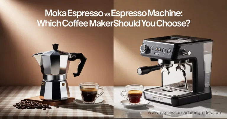 Moka vs Espresso Machine
