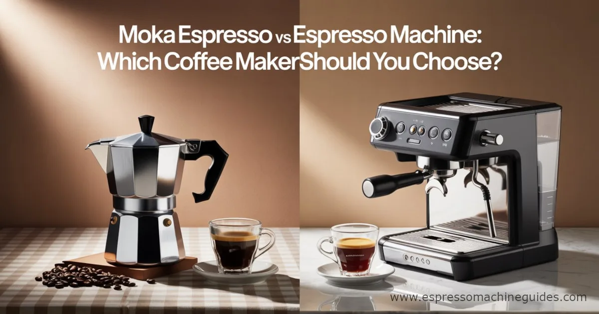 Moka vs Espresso Machine