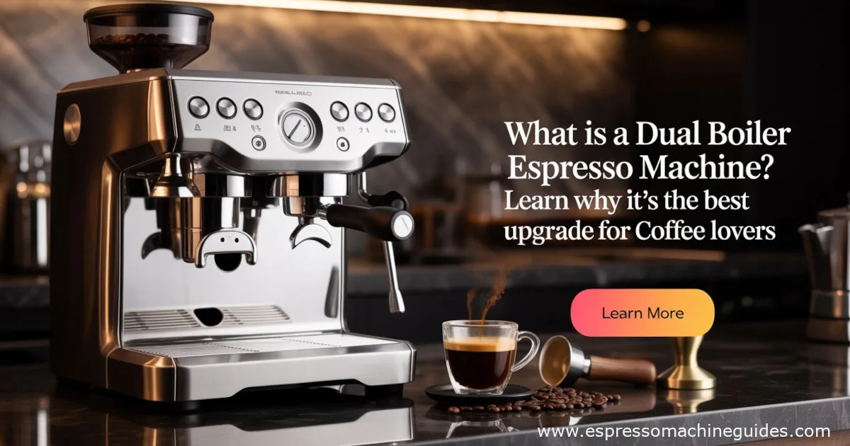 What is a Dual Boiler Espresso Machine