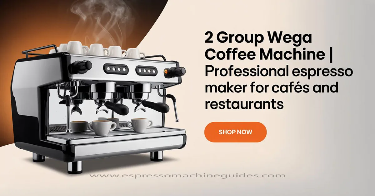 2 group wega coffee machine