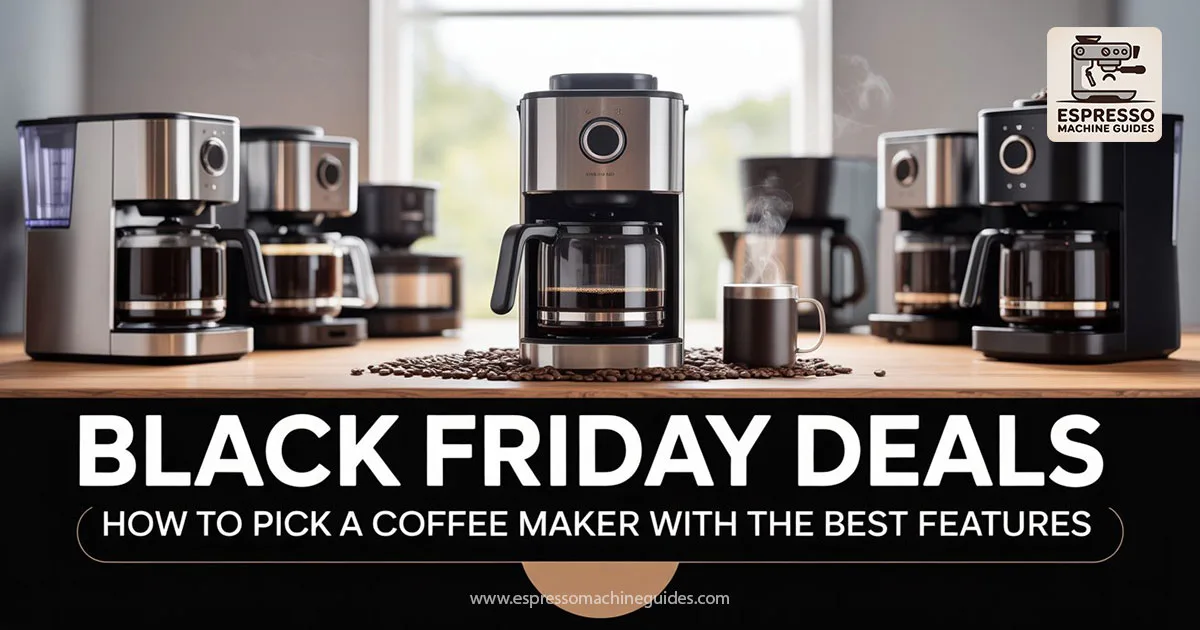How to Pick a Coffee Maker with the Best Features on Black Friday