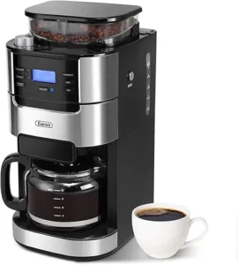 Gevi 10-Cup Drip Coffee Maker with Grinder